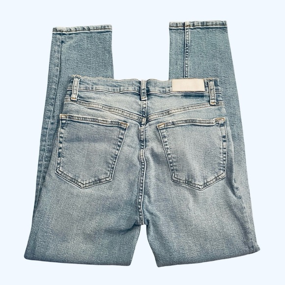 Re/Done 90s High-Rise Ankle Crop Jeans in Light Stone. Size 28 - Picture 5 of 9